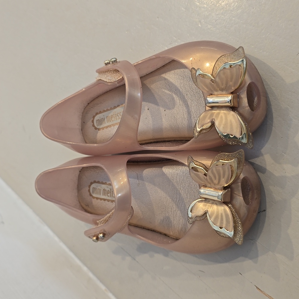 Mini melissa butterfly shoes